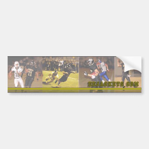 Edcouch Elsa Football bumper sticker