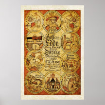 Edda Norse Mythology Posters
