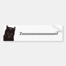 Eddie Baby Cat "Zoooom!" Bumper Sticker