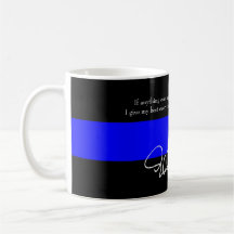 Eddie Bush Mug - Thin Blue Line