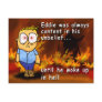 Eddie Wakes Up in Hell Postcards