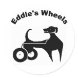 Eddie's Wheels Small Sticker