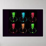 Edgar Allan Po Collage Poster