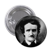 Edgar Allan Poe button