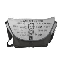 Edgar Allan Poe Courier Bags