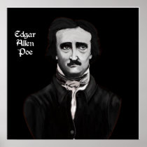 Edgar Allan Poe On Canvas