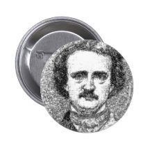 Edgar Allan Poe Portrait Buttons