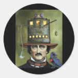 Edgar Allan Poe Round Sticker