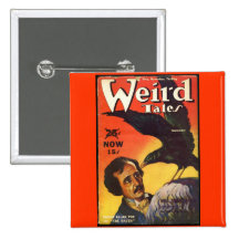 Edgar Allan Poe Weird Tales Cover Pins