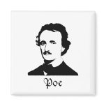 Edgar Allen Poe Fridge Magnet
