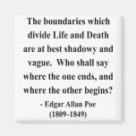 Edgar Allen Poe Quote 10a Refrigerator Magnets