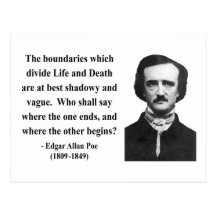 Edgar Allen Poe Quote 10b Postcard