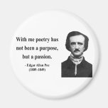 Edgar Allen Poe Quote 11b Refrigerator Magnets