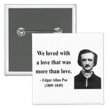 Edgar Allen Poe Quote 12b Buttons