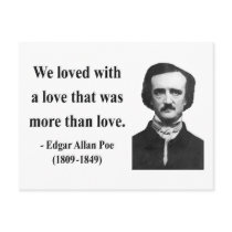 Edgar Allen Poe Quote 12b Postcards