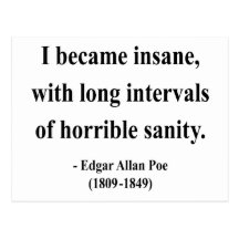 Edgar Allen Poe Quote 2a Postcard