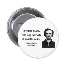 Edgar Allen Poe Quote 2b Buttons