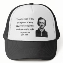 Edgar Allen Poe Quote 3b Mesh Hat