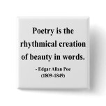 Edgar Allen Poe Quote 5a Pinback Buttons