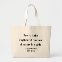 Edgar Allen Poe Quote 5a Canvas Bag