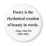 Edgar Allen Poe Quote 5a Refrigerator Magnets