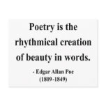 Edgar Allen Poe Quote 5a Postcard