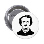 Edgar Allen Poe Raven Button