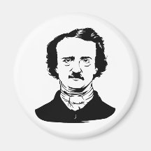 Edgar Allen Poe Raven Refrigerator Magnet
