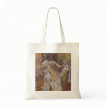 Edgar Degas - After Bath to Dry Wife nude 1896-98 Canvas Bags