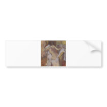 Edgar Degas - After Bath to Dry Wife nude 1896-98 Bumper Sticker
