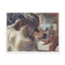 Edgar Degas - At Mirror 1899 Pastel Paper dancer Post Cards