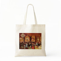 Edgar Degas - Ball Dinner Copy Menzell oil Theatre Tote Bags