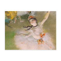 Edgar Degas Ballerina Postcard