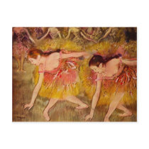 Edgar Degas Ballerina Postcard