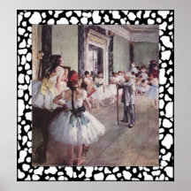 Edgar Degas - Ballet Class Poster