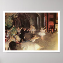 Edgar Degas: Ballet Dance Rehearsal Posters
