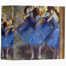 EDGAR DEGAS - BLUE BALLERINAS - 1890 - BINDERS