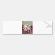 Edgar Degas - Dancer 1881-83 Ballet Stretch pastel Bumper Stickers