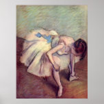 Edgar Degas - Dancer 1881-83 Ballet Stretch pastel Poster