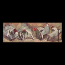 Edgar Degas - Dancer Shoe Bound 1893-98 redhead posters