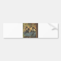 Edgar Degas - danseur dans le tutu bleu de balleri Adhésif Pour Voiture