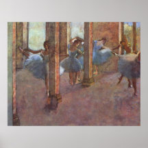 Edgar Degas - danseurs dans la ballerine 1887-90 d Posters