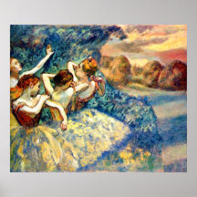~ Edgar Degas de danseurs classiques Affiches