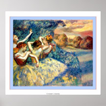 ~ Edgar Degas de danseurs classiques Poster