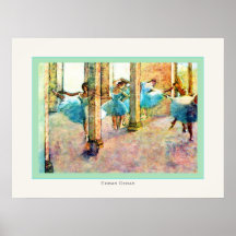 ~ Edgar Degas de danseurs classiques Posters