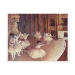 Edgar Degas - Dress Rehearsal Ballet Stage 1873-74