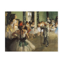 Edgar Degas La Classe de Danse Postcards