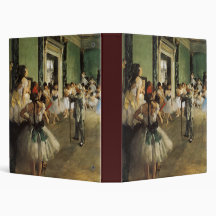 Edgar Degas La Classe de Danse Vinyl Binders
