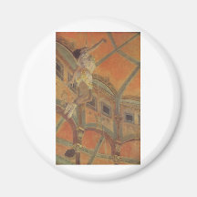 Edgar Degas - Ms Lala Circus Fernando 1879 trapeze Magnets