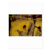 Edgar Degas - Place of Concorde 1875 oil canvas Post Cards